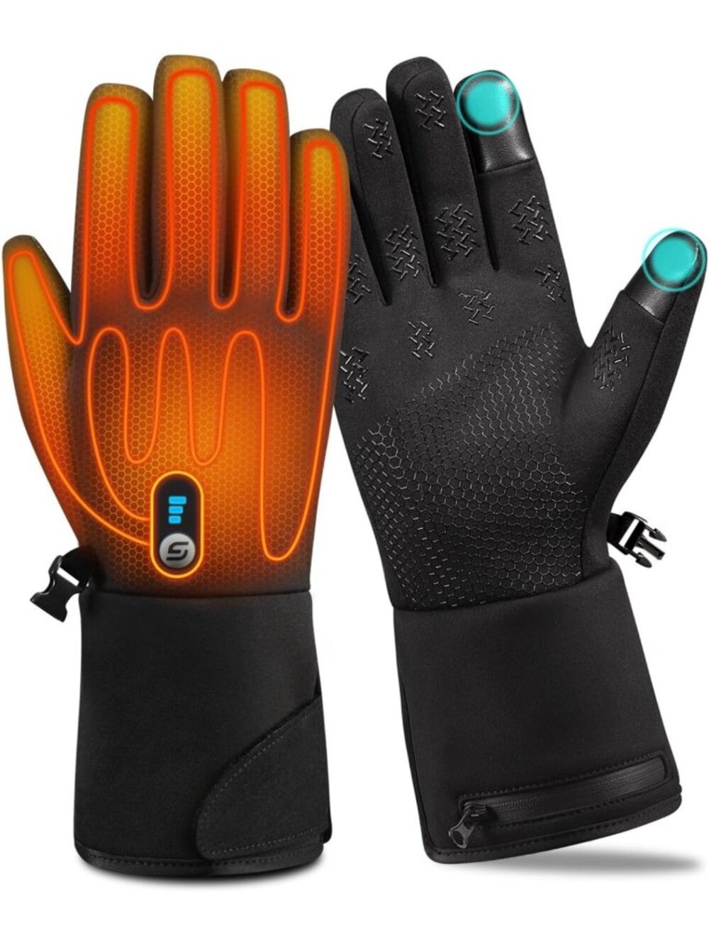 Rechargeable Heated Gloves for Men & Women, Soft Touch, Winter Warmth